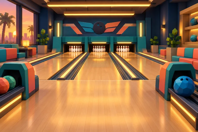 Bowling game artwork