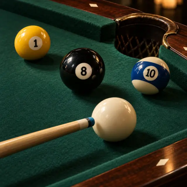 Pool game artwork
