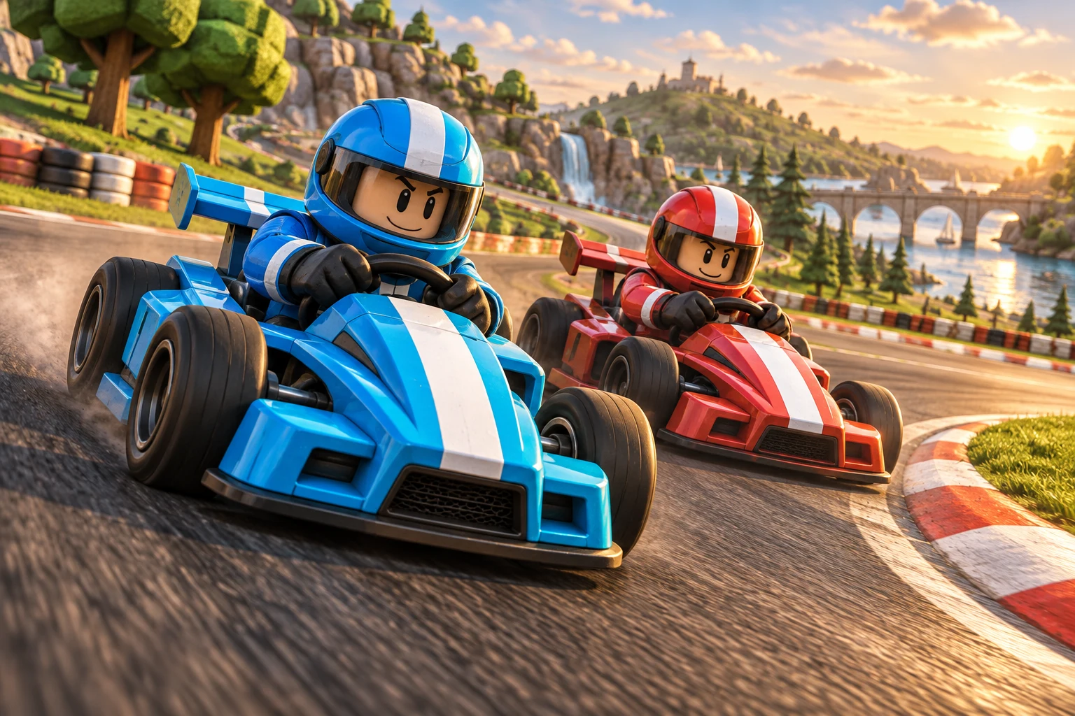 2 Player Racing game artwork