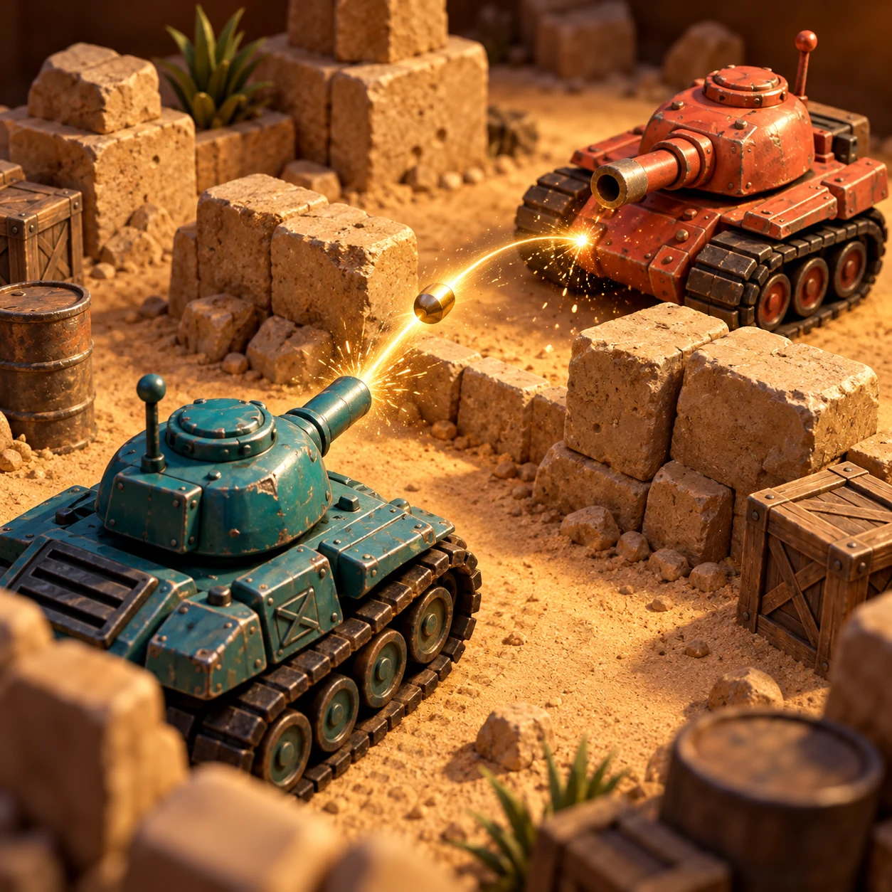 Tank Duel game artwork